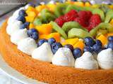 Tarte aux fruits sur sablé breton