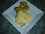 Dos de cabillaud  sauce hollandaise  au cook'in demarle