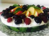 Tarte toute en fruits