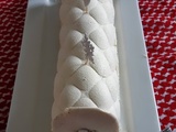 Bûche toute blanche