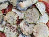 Pizza courgette / chèvre