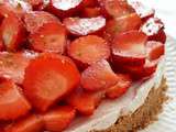 Tarte aux fraises sans cuisson