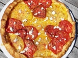 Tarte tomates bicolores / fêta