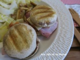 Burger champignon et ses potatoes de pieds de champignons