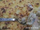 Gratin de chou-fleur à la saucisse de Montbéliard, sauce Mornay