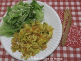 Omelette à la julienne de légumes