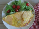 Omelette au jambon de Bayonne et Beaufort