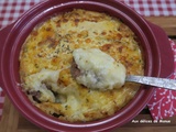 Parmentier au bœuf et jambon, gratiné au Morbier