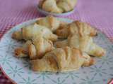 Petits croissants au fromage et jambon