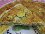 Quiche à la courgette et saumon fumé