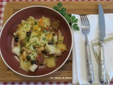 Ravioles au chèvre de la Drôme aux noix de Saint-Jacques et crevettes à l'ail noir