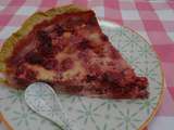 Tarte facile aux framboises