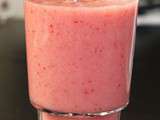 Smoothie banane et fraise