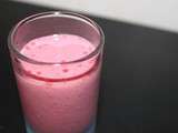 Smoothie framboise et banane