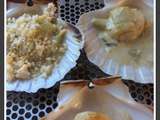 Coquilles st jacques gratinées aux poireaux thermomix, autres robots ou sans robot