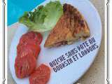 Quiche sans pate au boursin et lardons thermomix ou pas