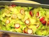 Tagliatelles de courgette crue