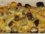 Comme un gratin dauphinois ... avec des choux de bruxelles