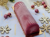 Bûche cassis insert citron de Menton