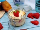 Verrine fraise, Skyr et crème anglaise