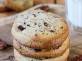 Biscuits au sirop d’érable, noix de pécan et chocolat