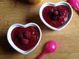 Compote de pommes aux fruits rouges