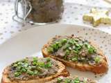 Pâté végétal aux lentilles et champignons { Noël }