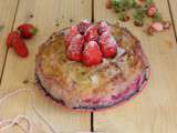 Pudding aux fraises et aux framboises