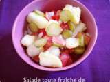 Salade toute fraîche de pommes de terre