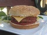 Burger de boeuf mariné aux fruits d'été