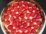 Tarte aux fraises allégée