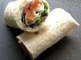 Wrap saumon-ricotta