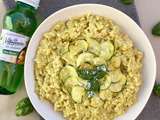 Risotto de pesto à la courgette