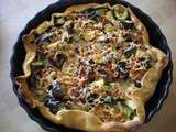 Tarte Philadelphia aux légumes du soleil et au poulet