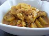 Colombo de poulet et banane plantain