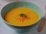 Velouté de carottes à la mimolette