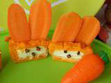 Flans lapins aux carottes et fromage frais