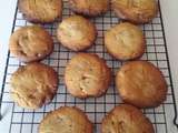 Cookies a la farine de châtaigne et au chocolat praline