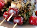 Brochettes de foies de lapin fermier