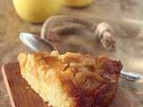 Gâteau renversé aux pommes Golden confites