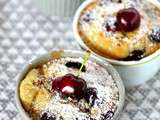 Mini clafoutis aux cerises Burlat