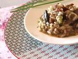 Risotto aux aubergines grillées