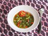 Bouillon light aux Légumes, Gingembre et Curcuma. Après les fêtes, on se régale quand même