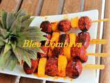 Brochettes de Chorizo bbq et Victoria