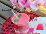 Smoothie Fraise, Lait d'Amande, Basilic