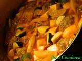 Tajine de Kefta de Poisson au citron confit et aux Légumes