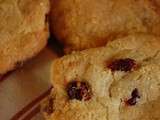 Cookies aux cranberries et chocolat blanc