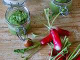 Pesto aux fanes de radis Une recette d’apéro