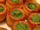 Bouchée aux escargots en forme de vol au vent