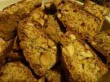 Cantucci, petits croquants aux amandes, de Toscane